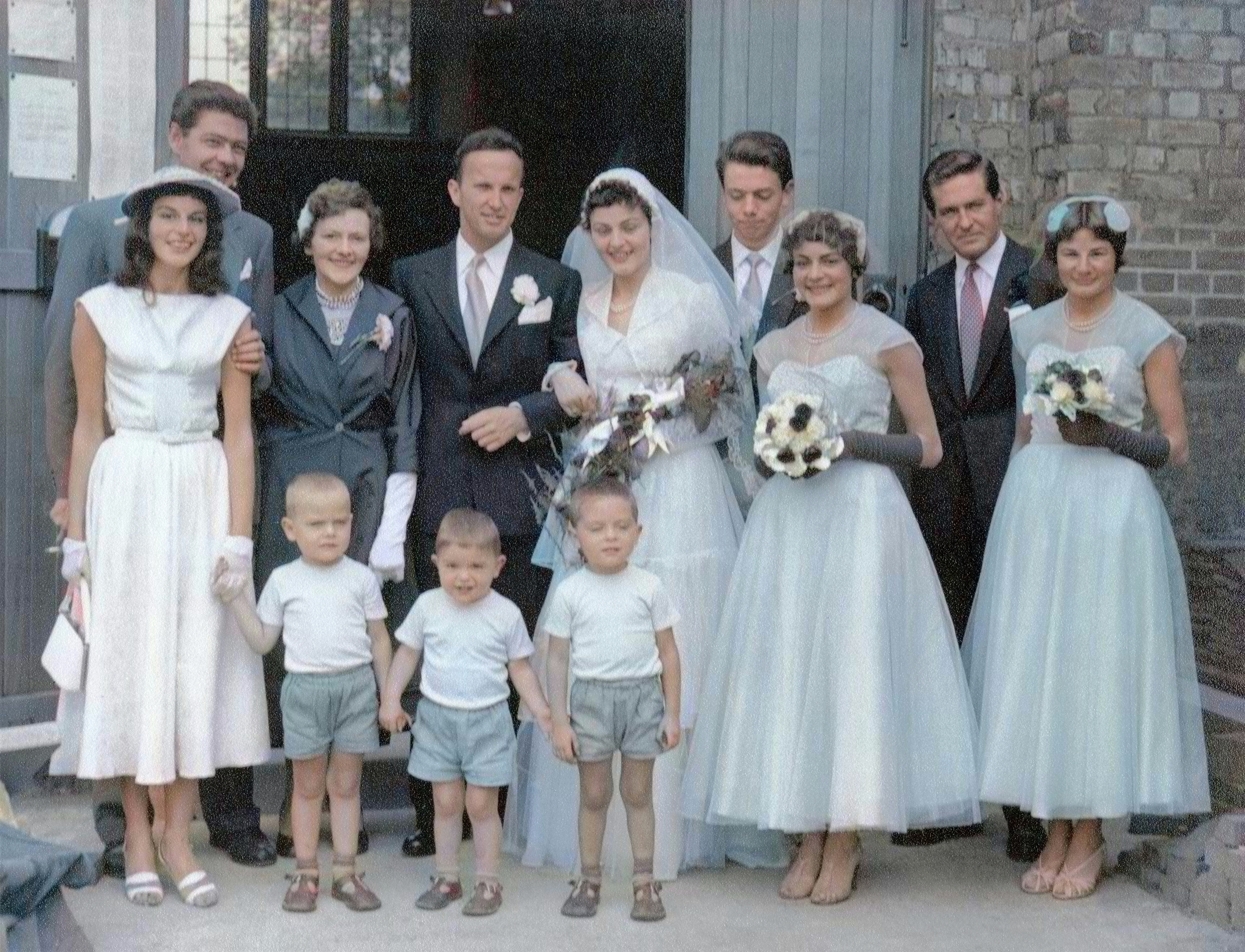 Mum & Dad wedding portrait #12